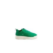Grøn Læder Sneakers