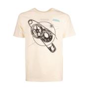 Naturlig Bomuld T-shirt med Frontprint