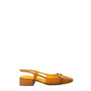 Læder Slingback Sandal