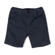 Marineblå Stretch-Bomuld Eventyr Shorts