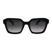 Rektangulære sorte solbriller