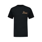 Sort Bomuld Salg og Service T-Shirt