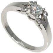 Brugt Platin Solitaire Ring