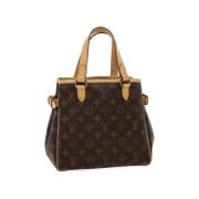 Brugt Brunt Lerret Louis Vuitton Batignolles Skuldertaske