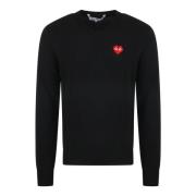 INVADER HEART V-NECK SWEATER