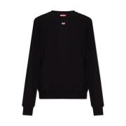 Sort Crewneck Logo Sweatshirt