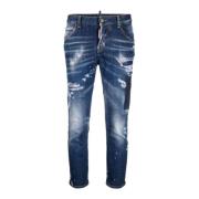 Blå & Grøn Slim-fit Denim Jeans
