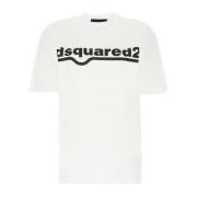 Bomuld Logo T-shirt - Dsquared2