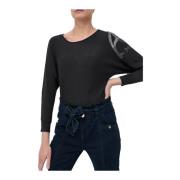 Logo Strass Skulder Sweater - Guess Jeans