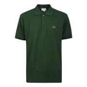 Grøn Bomuld Polo Shirt
