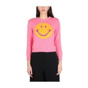 Smiley Mønster Sweater