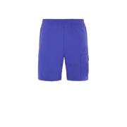 Ultramarinblå Stretchylon Shorts