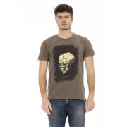 Action Cotton T-Shirt med Front Print