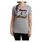 Grå Amore e Bellezza Top T-shirt