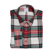 Regent Regular-Fit Sport Skjorte, Flannel, Button-Down krave