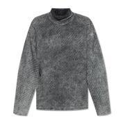 Sweater med stående krave D-NLABELCOL-FSD-NE