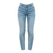 Faded Effekt Mid-Rise Skinny Jeans