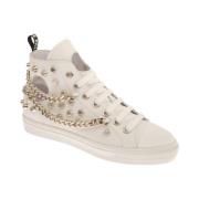Studded Chain Ankel Sneakers