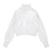 Broderet Paillet Sweater