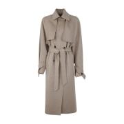 Dobbeltbrystet trenchcoat