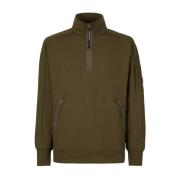 Diagonal Raised Fleece Stand Krave Sweatshirt