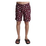 Hatte Print Strandtøj Svømme Shorts