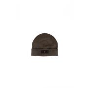 Militærgrøn Uldblanding Beanie