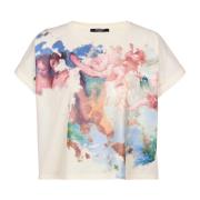 Kort Pastelprint T-shirt