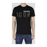 Icon Outline T-Shirt - Sort
