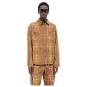 Printet Corduroy Overshirt