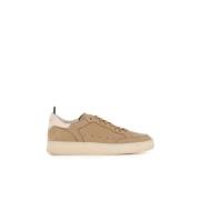 Beige Sneakers med Lactae Hevea Sål