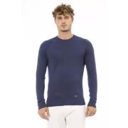 Moderne Blå Sweater