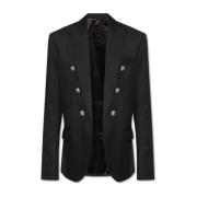 Blazer med spidse revers