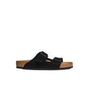 Suede Sandaler i Arizona-stil