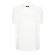 Hvide Bomuld Jersey T-shirts og Polos