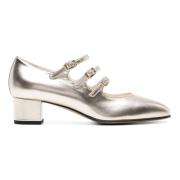 Platinum Mary Jane Pumps