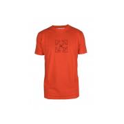 Orange Kortærmet T-Shirt