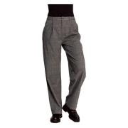 Fabric trousers LENYA Grey