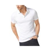 Sporty Hvid Herre Polo Shirt