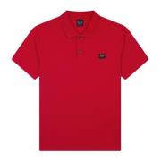 Bomuld Polo Shirt i Rød