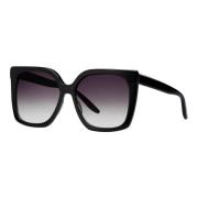 VANITY Sunglasses in Black/Grey Shaded