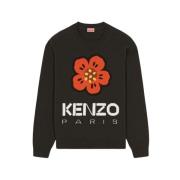 Sort Boke Flower Sweater