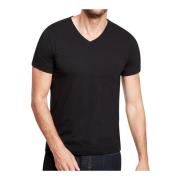 Basic V-Hals T-Shirt 2-Pakke