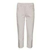 Laurie Piper Regular Crop Trousers Regular 100769 25000 Grey Sand