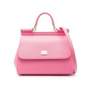 Pink Sicily Top Handle Tote Taske