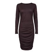 Liberté - Alma Long Dress LS, 9506 - Dark Brown