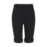 Cykelshorts i dobbelt crepe