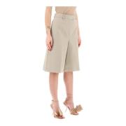 Bomuld Gabardine Bermuda Shorts