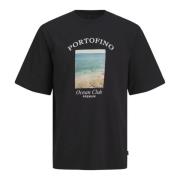 Ocean Club Foto Print T-shirt