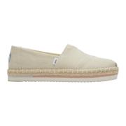 Platform Rope Loafers Creme